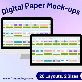 Digital Paper Canva Mock-Up Templates