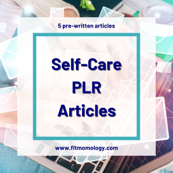 Self-Care PLR Articles