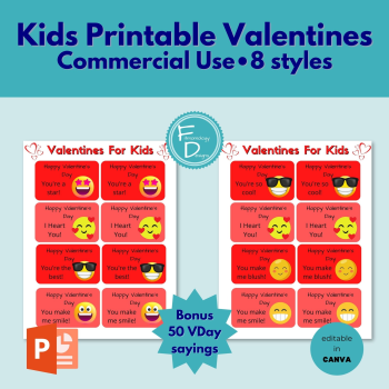 Kid's Printable Valentines