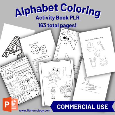 Alphabet Coloring Activity Workbook