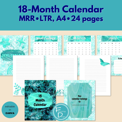 18-Month Calendar - MRR